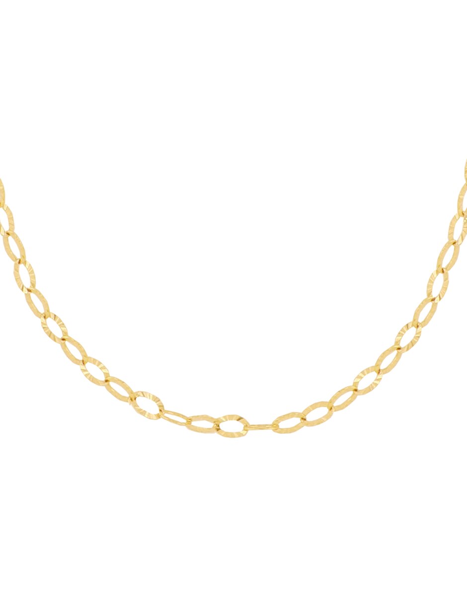 Cadena ancla dinasti de oro amarillo 14 k 2