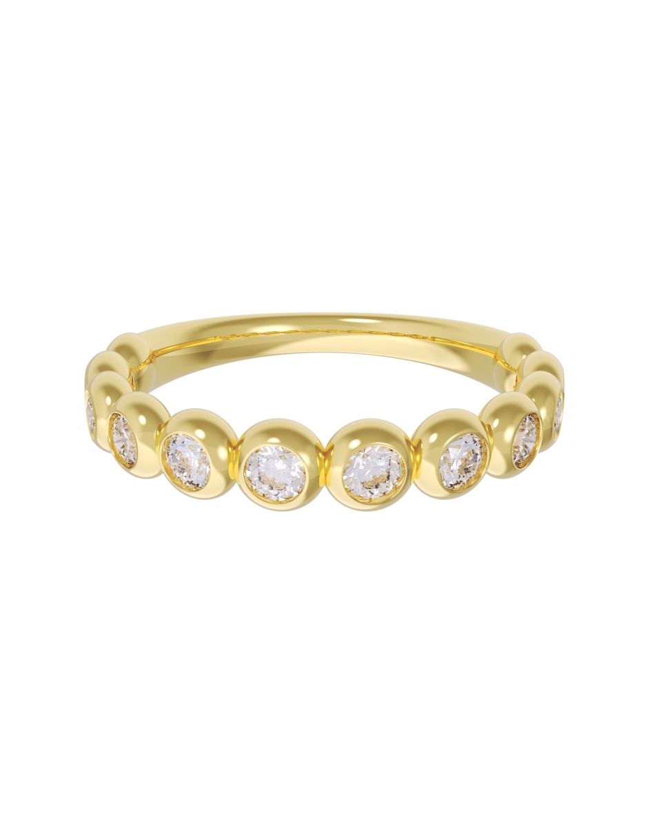 Churumbela de 14 k diamantes