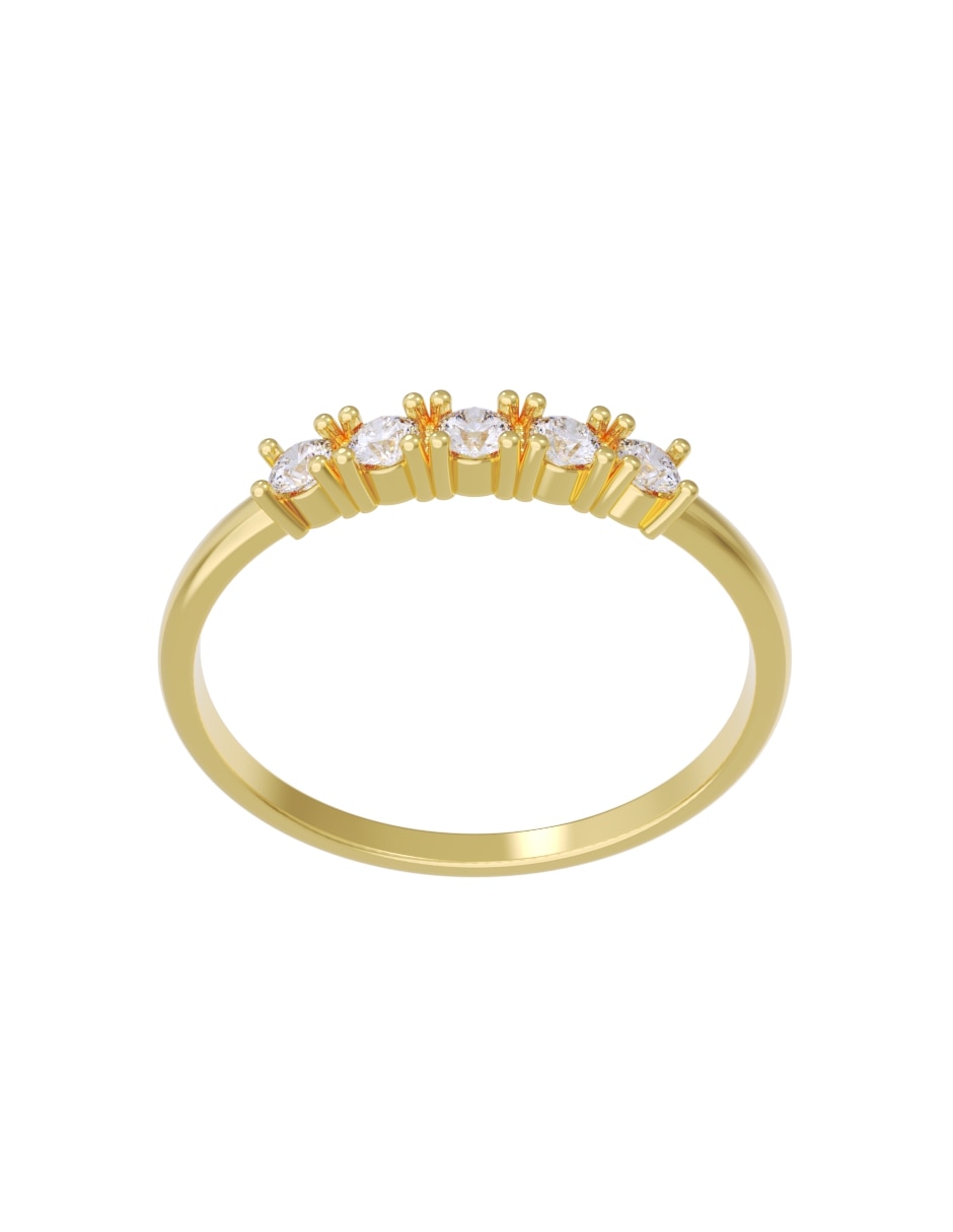 Churumbela de 14 k diamantes 4
