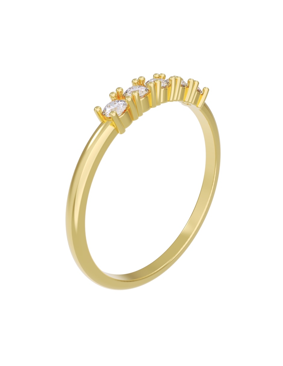 Churumbela de 14 k diamantes 3
