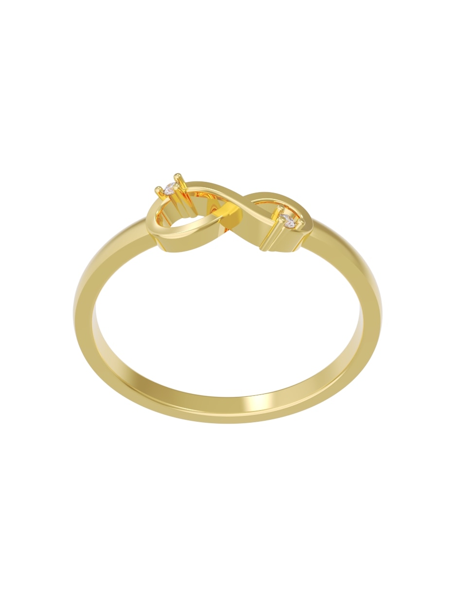 Churumbela de 14 k diamantes 4