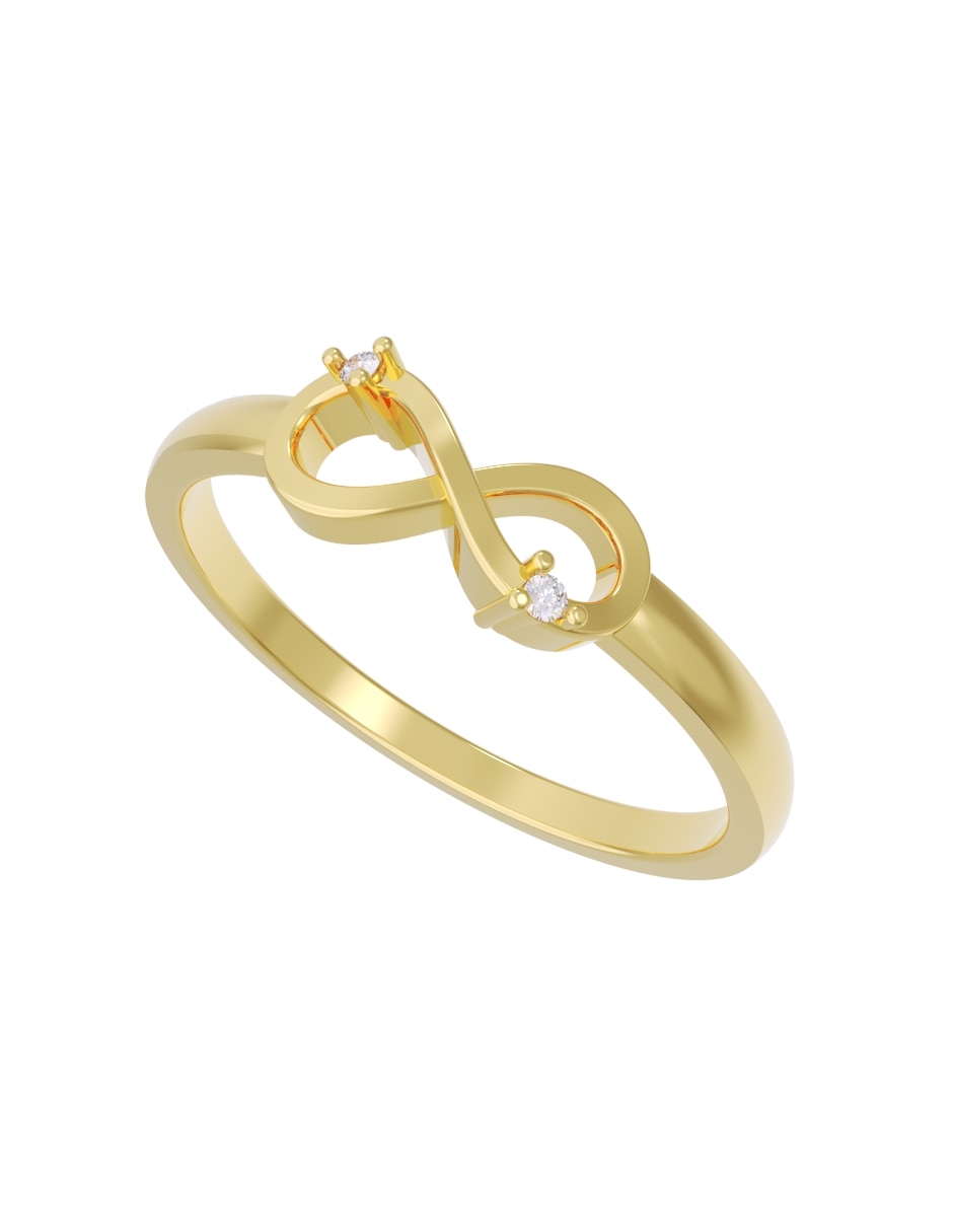 Churumbela de 14 k diamantes 2