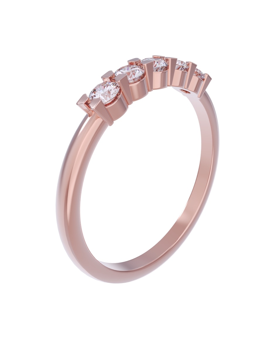 Churumbela de 14 k diamantes 3