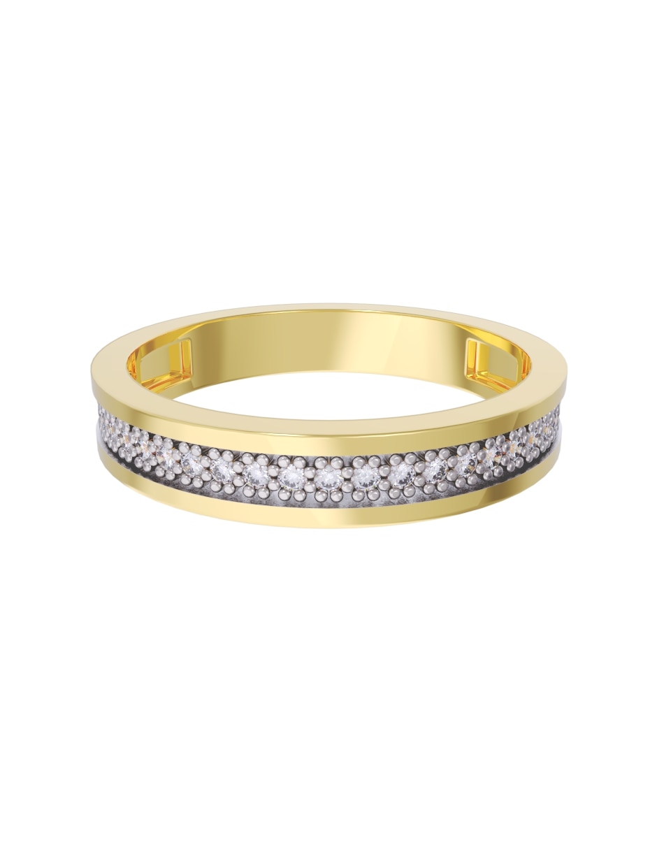 Churumbela de 14 k diamantes