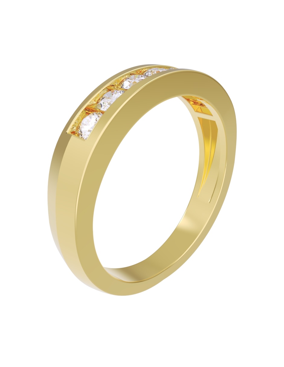 Churumbela de 14 k diamantes 3