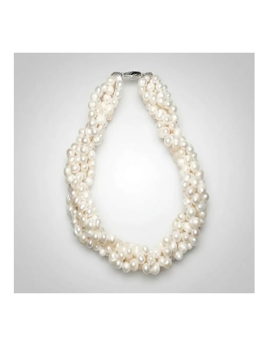 Collar No aplica de (si aplica) Ovalado Clásico de Plata P 925
