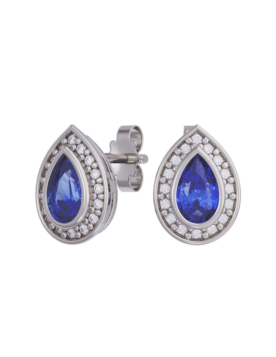 Aretes collar y anillo de (si aplica) No aplica de Oro 14 k Zirconia 4