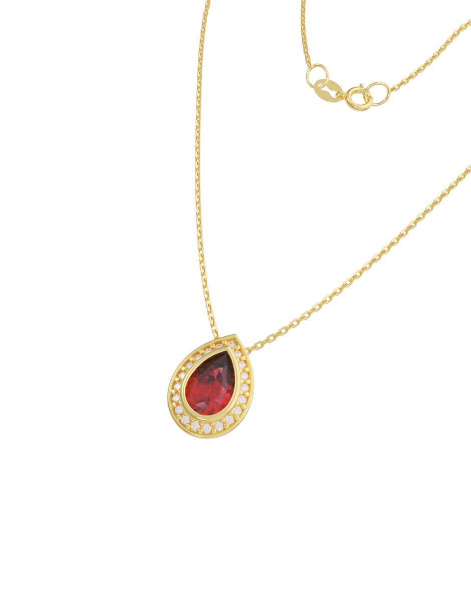 Aretes collar y anillo de (si aplica) No aplica de Oro 14 k Zirconia 3