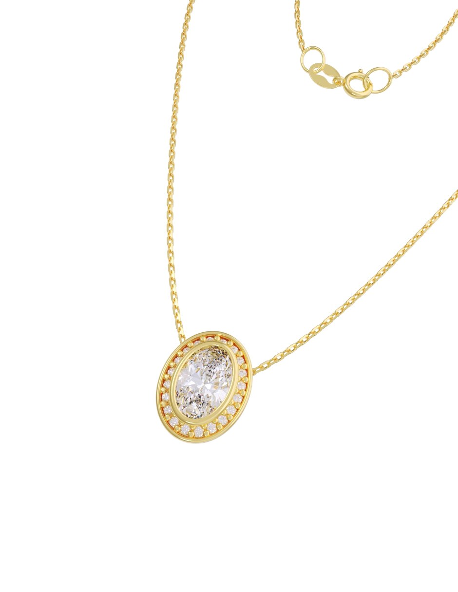Aretes collar y anillo de (si aplica) No aplica de Oro 14 k Zirconia 3