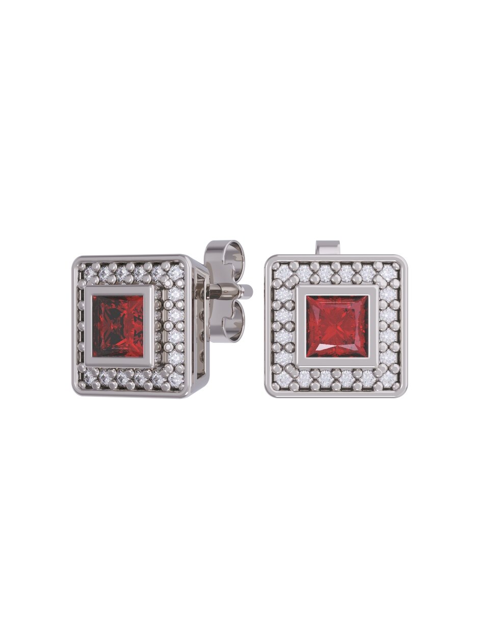 Aretes collar y anillo de (si aplica) No aplica de Oro 14 k Zirconia 4