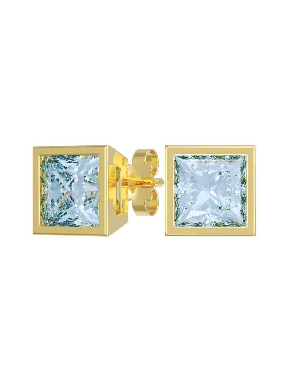 Aretes collar y anillo de (si aplica) No aplica de Oro 14 k Zirconia 4