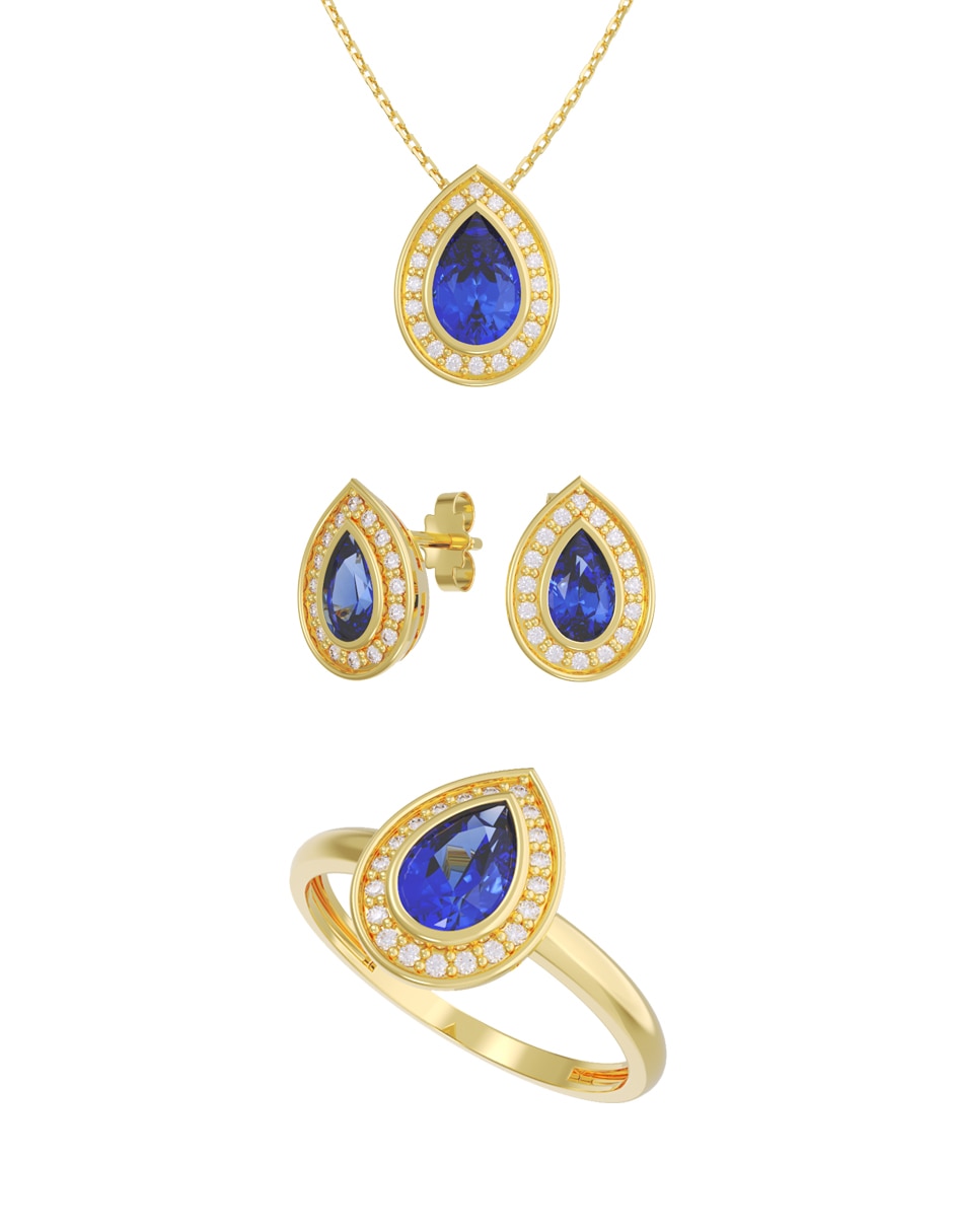 Aretes collar y anillo de (si aplica) Eternidad 2026 No aplica de Oro 10 k Zirconia Aretes collar y anillo de (si aplica) Eternidad 2026 No aplica de Oro 10 k Zirconia