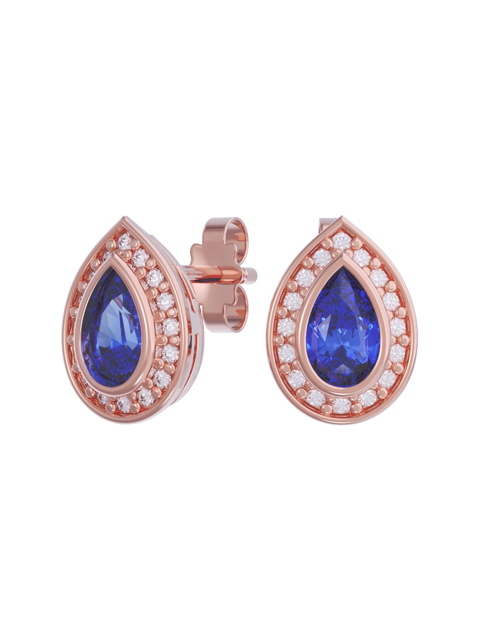 Aretes collar y anillo de (si aplica) Eternidad 2026 No aplica de Oro 10 k Zirconia 4