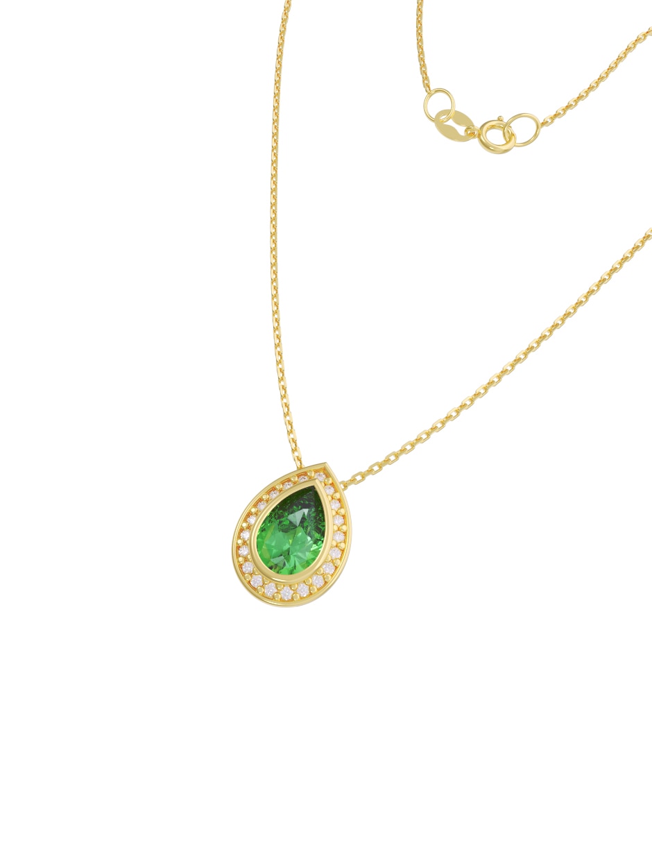 Aretes collar y anillo de (si aplica) Eternidad 2026 No aplica de Oro 10 k Zirconia 3
