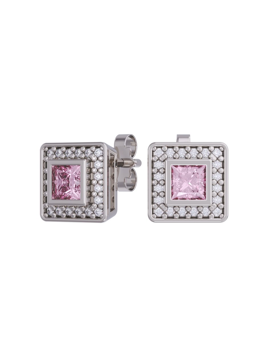 Aretes collar y anillo de (si aplica) Eternidad 2026 No aplica de Oro 10 k Zirconia 4