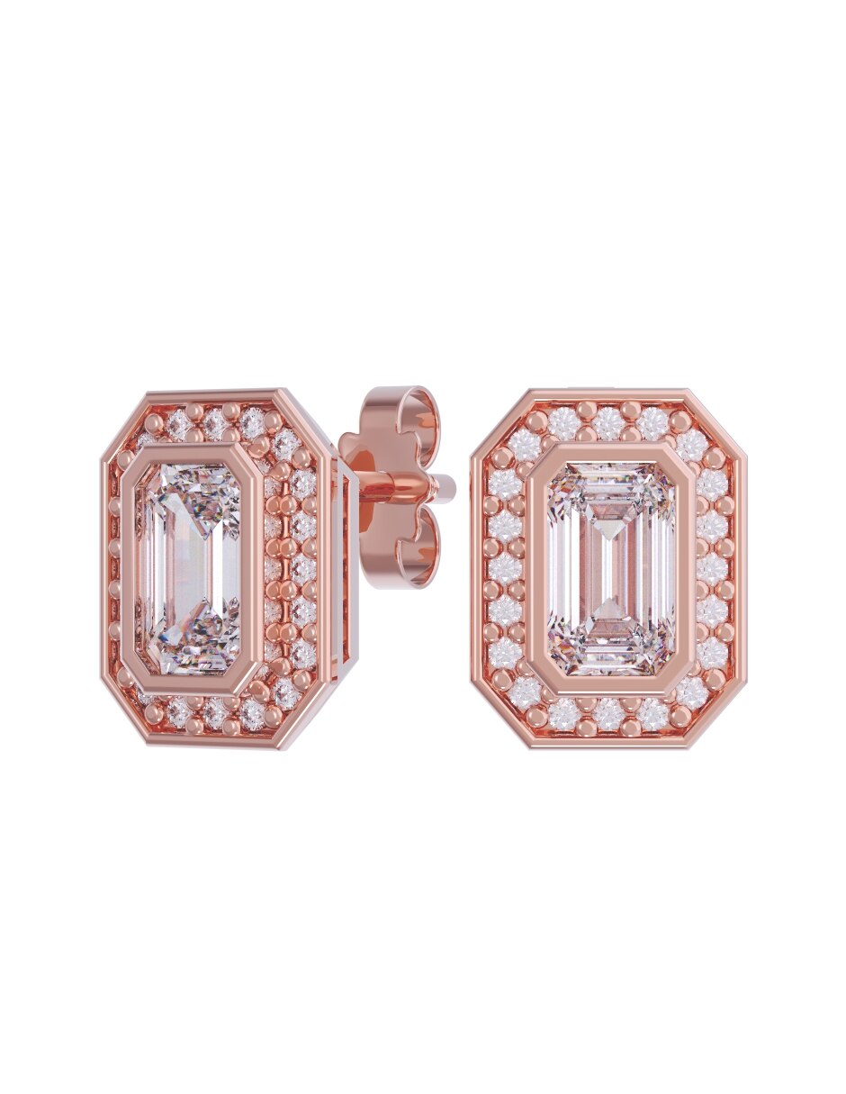 Aretes collar y anillo de (si aplica) Eternidad 2026 No aplica de Oro 10 k Zirconia 4