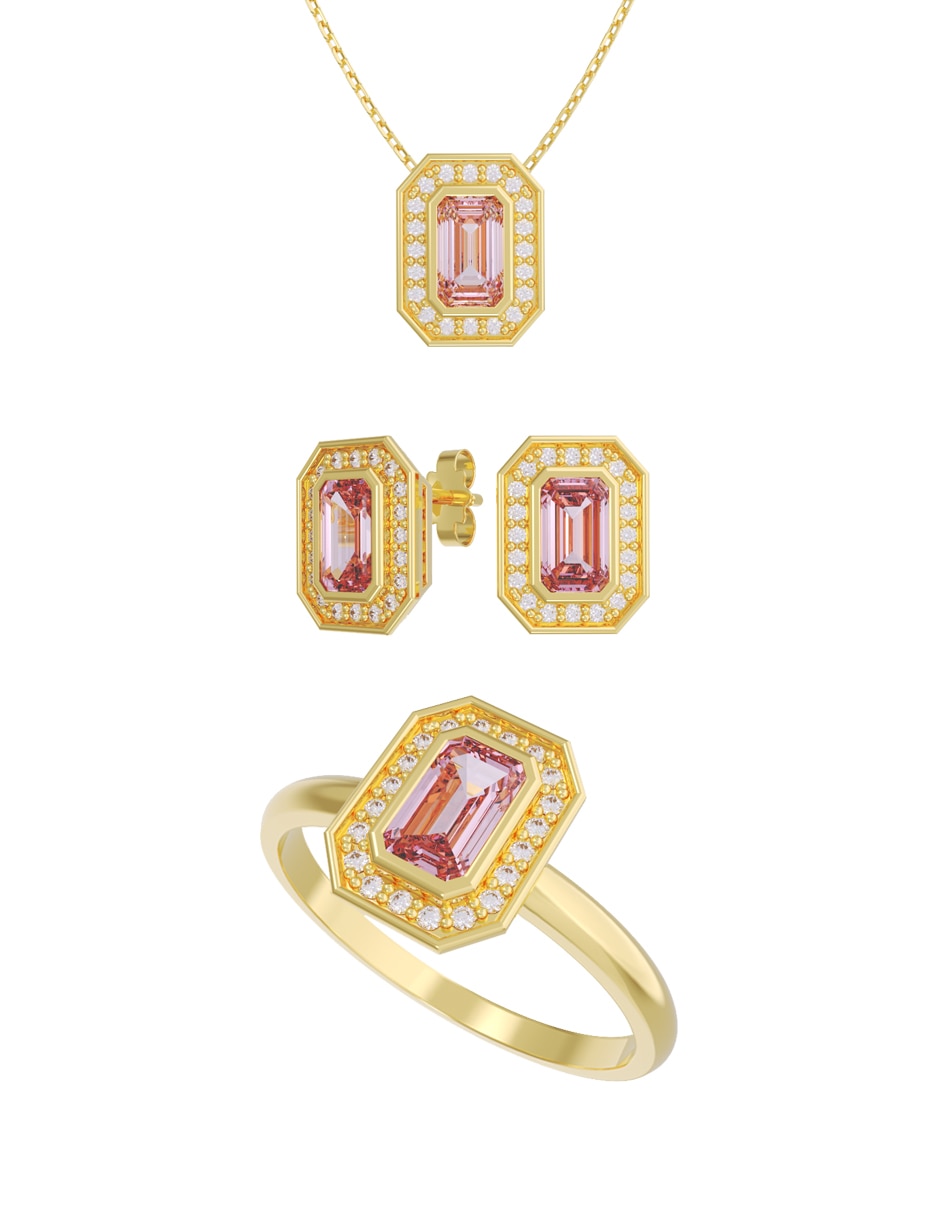 Aretes collar y anillo de (si aplica) Eternidad 2026 No aplica de Oro 10 k Zirconia Aretes collar y anillo de (si aplica) Eternidad 2026 No aplica de Oro 10 k Zirconia