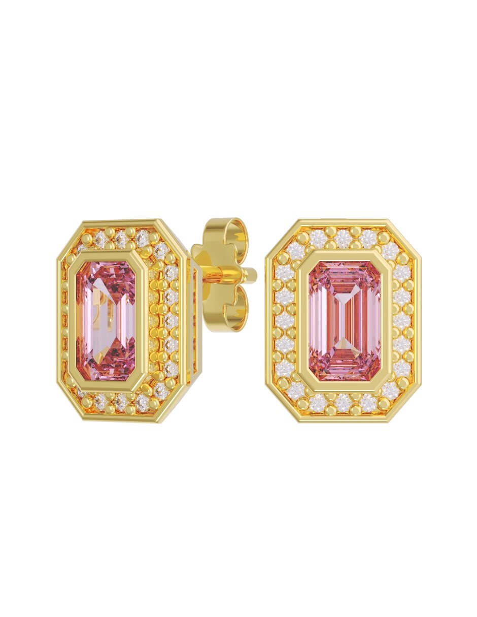 Aretes collar y anillo de (si aplica) Eternidad 2026 No aplica de Oro 10 k Zirconia 4
