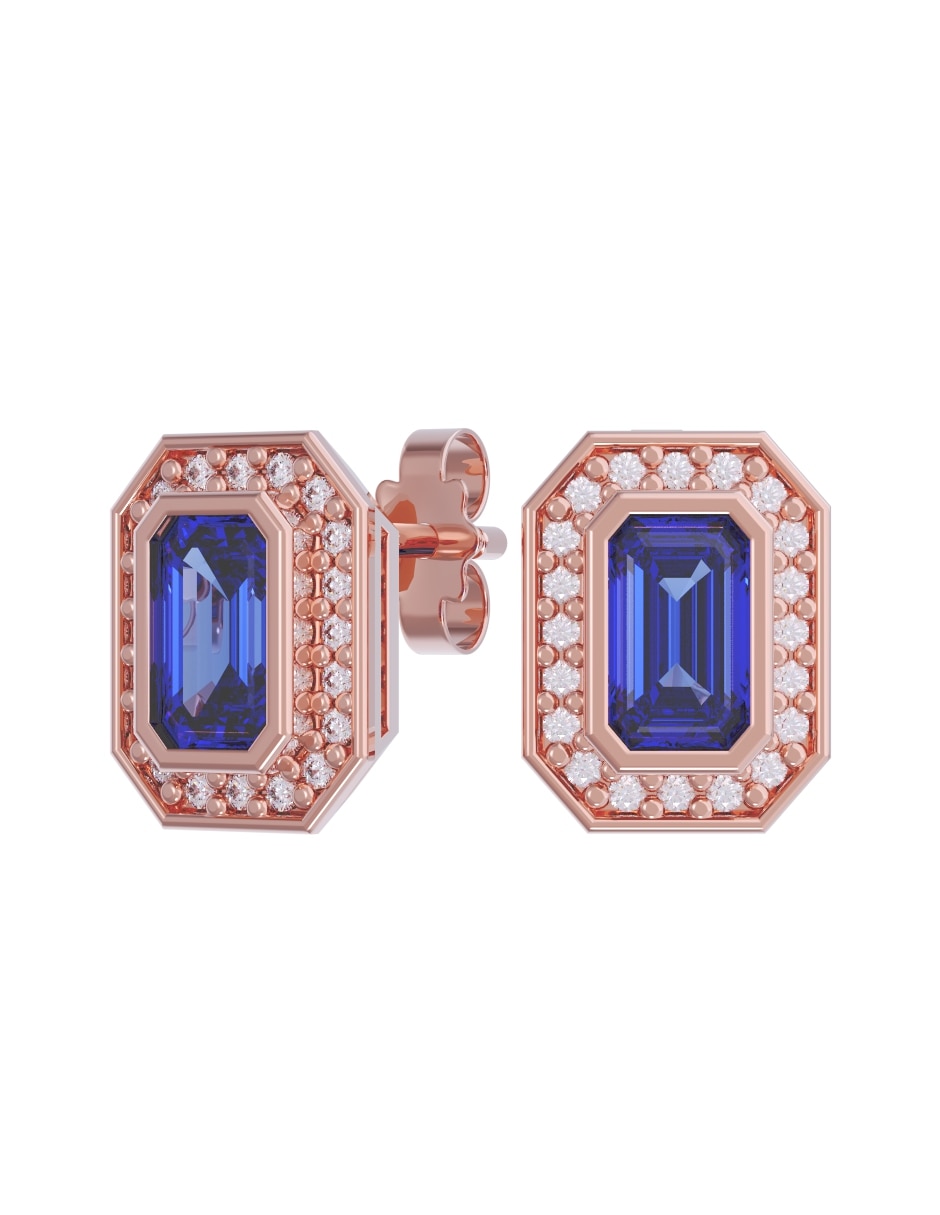 Aretes collar y anillo de (si aplica) Eternidad 2026 No aplica de Oro 10 k Zirconia 4