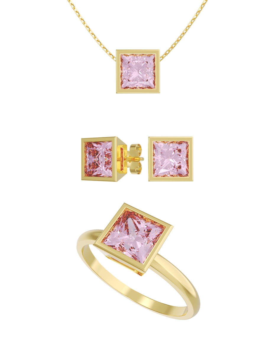 Aretes collar y anillo de (si aplica) Eternidad 2026 No aplica de Oro 10 k Zirconia Aretes collar y anillo de (si aplica) Eternidad 2026 No aplica de Oro 10 k Zirconia