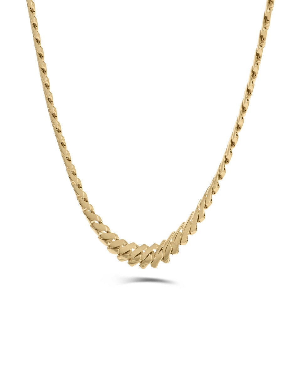 Cadena de eslabón de oro amarillo 14 k 2