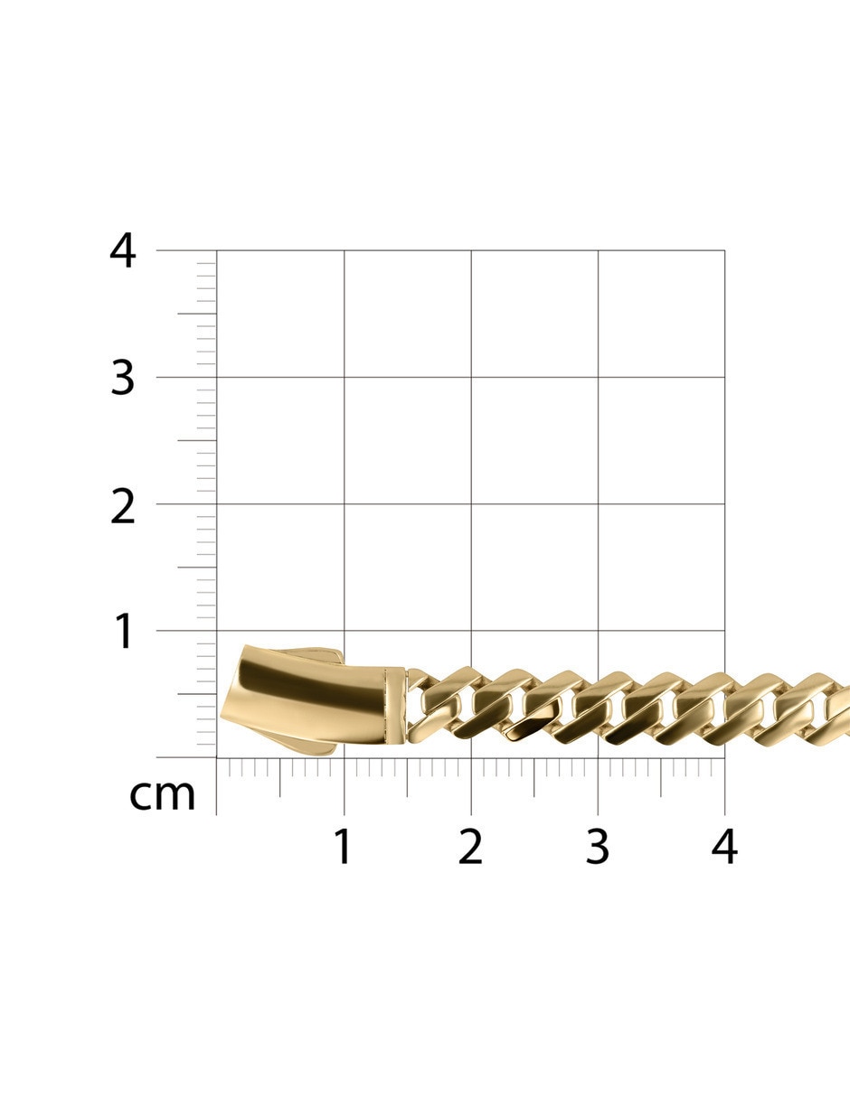 Cadena de eslabón de oro amarillo 14 k 6