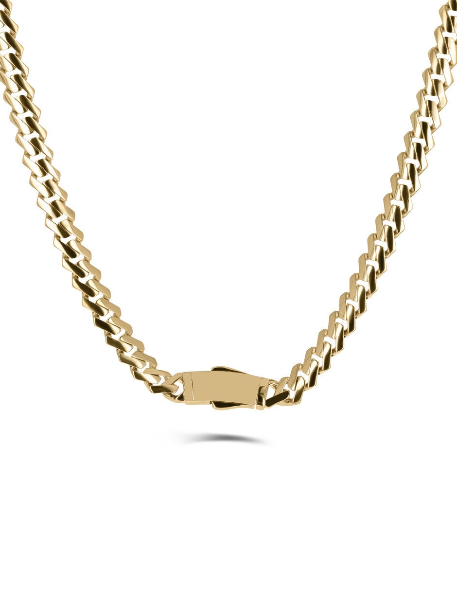 Cadena de eslabón de oro amarillo 14 k 3