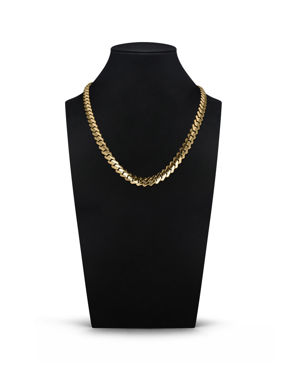 Cadena de eslabón de oro amarillo 14 k 5