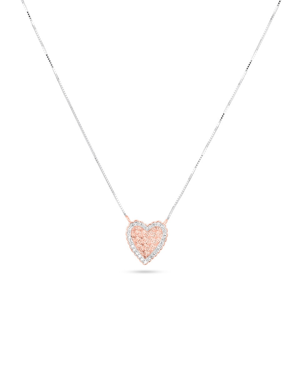 Gargantilla No aplica de (si aplica) Corazón Sin Colección de Oro rosa 10 K