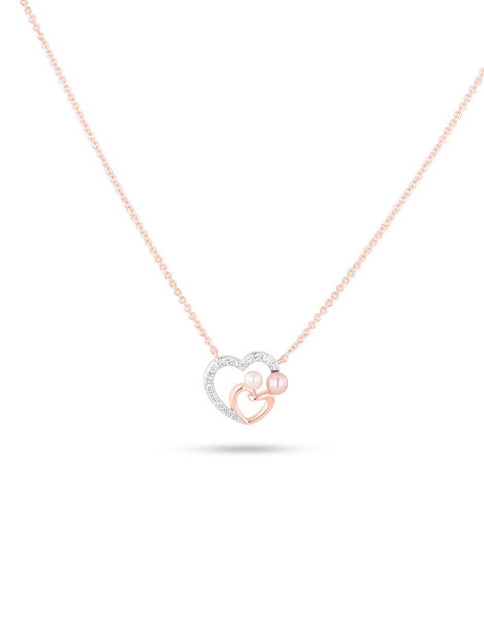 Gargantilla No aplica de (si aplica) Corazón Sin Colección de Oro rosa 10 K
