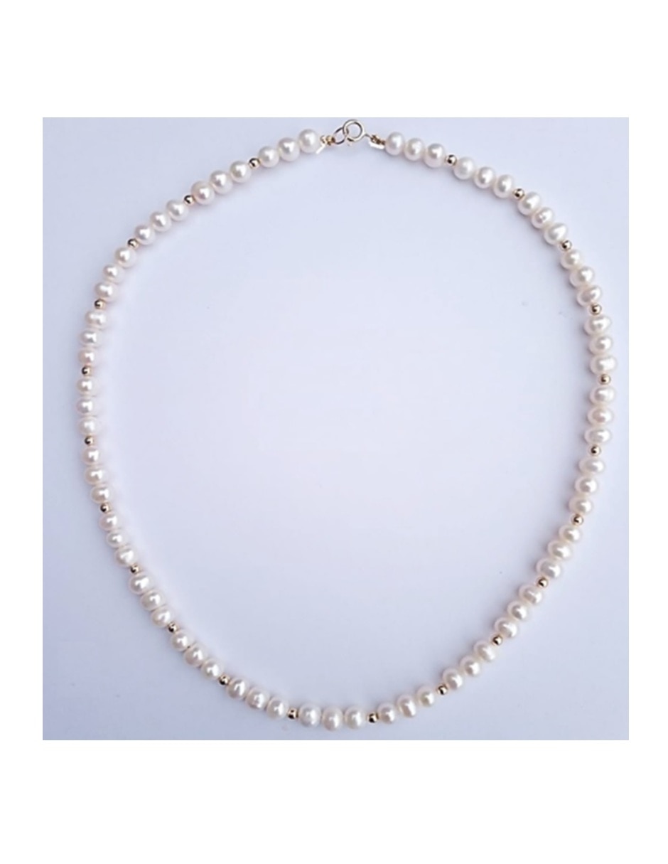 Collar No aplica de (si aplica) Redondo Clásico de Oro amarillo 14 K