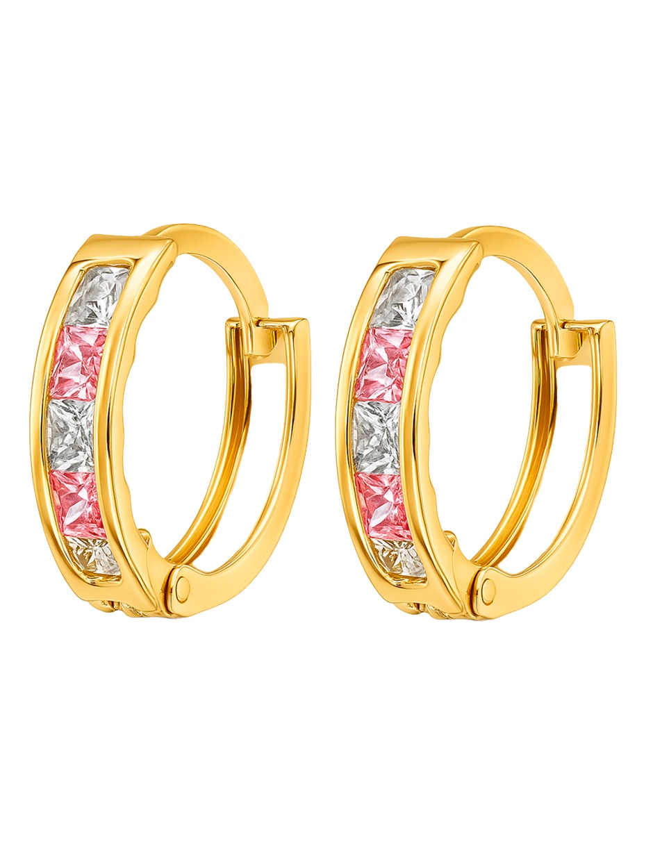 Huggies de (si aplica) No aplica Sin familia de Oro 14 K con acabado Brillante Zirconia Huggies de (si aplica) No aplica Sin familia de Oro 14 K con acabado Brillante Zirconia