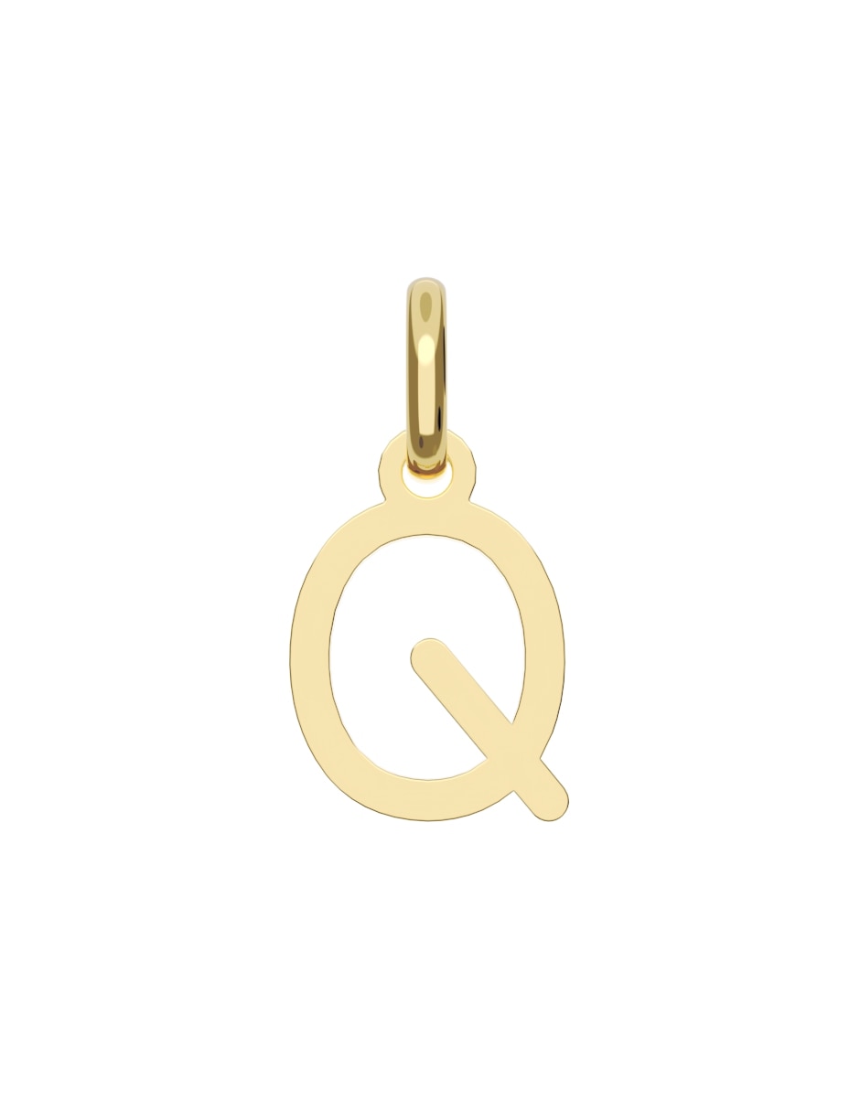Dije de letra a de oro 14 k
