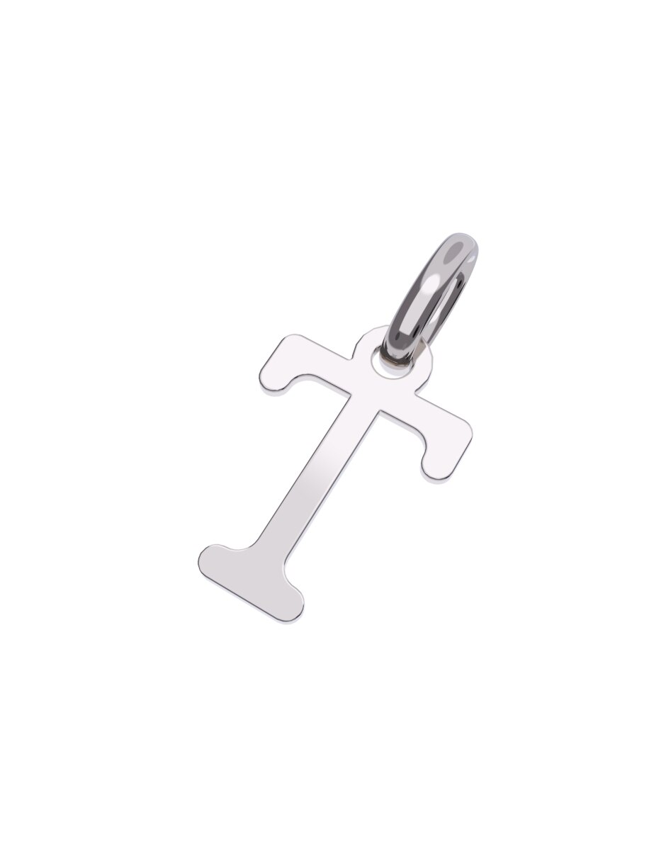 Dije de letra a de oro 14 k 2