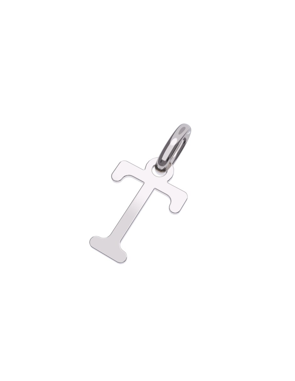 Dije de letra a de oro 14 k 3