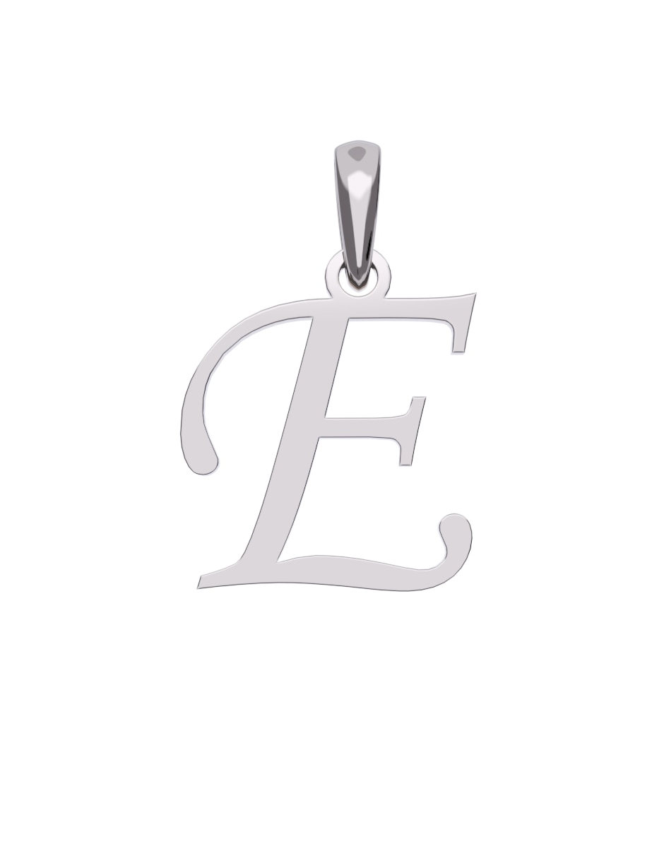 Dije de letra a de oro 14 k 1