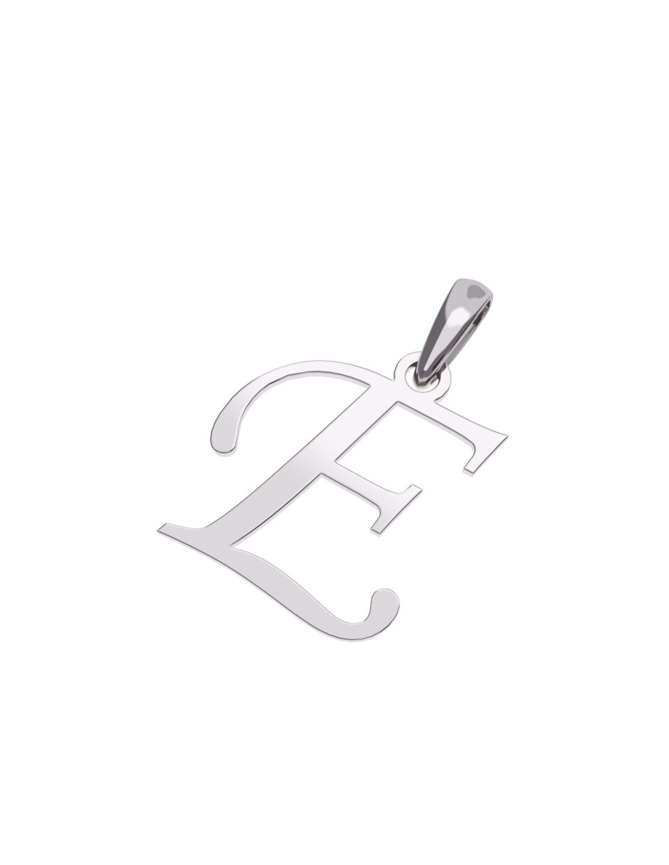 Dije de letra a de oro 14 k 2