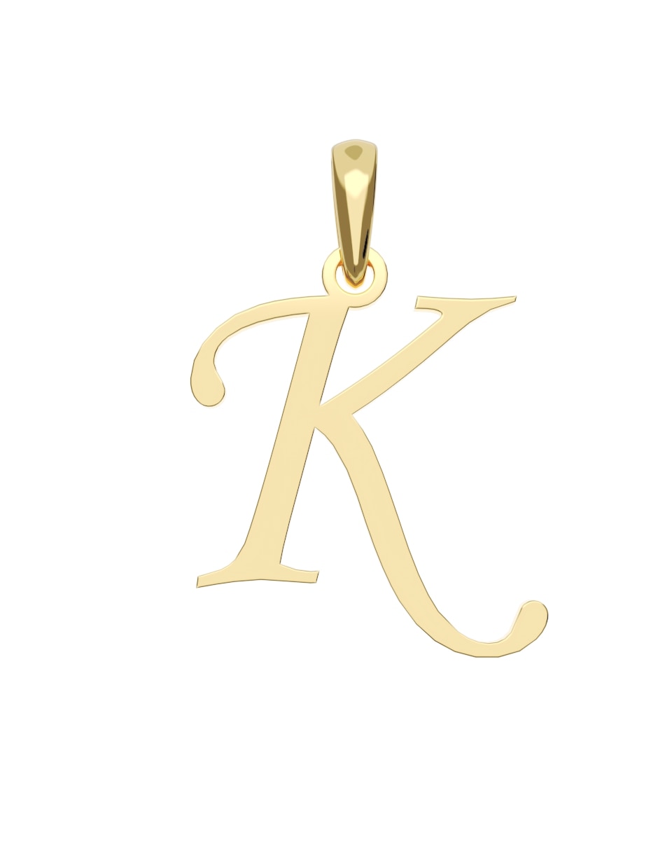 Dije de letra a de oro 14 k Dije de letra a de oro 14 k