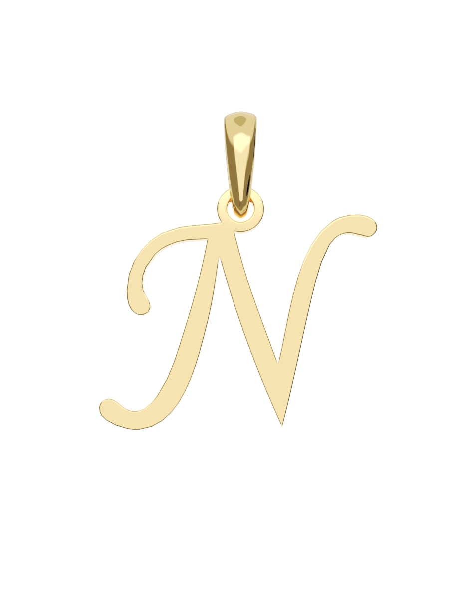 Dije de letra a de oro 14 k Dije de letra a de oro 14 k