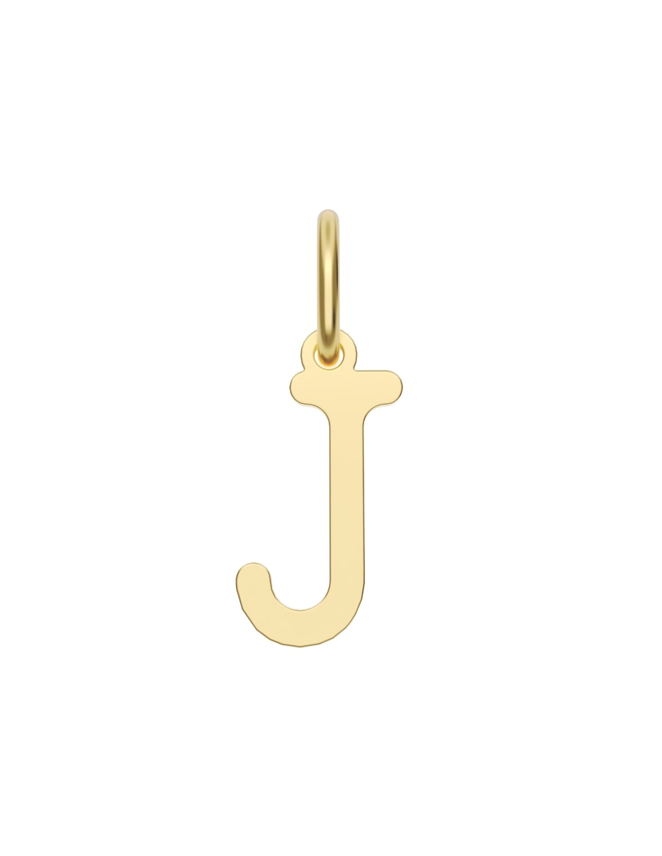 Dije de letra a de oro 14 k