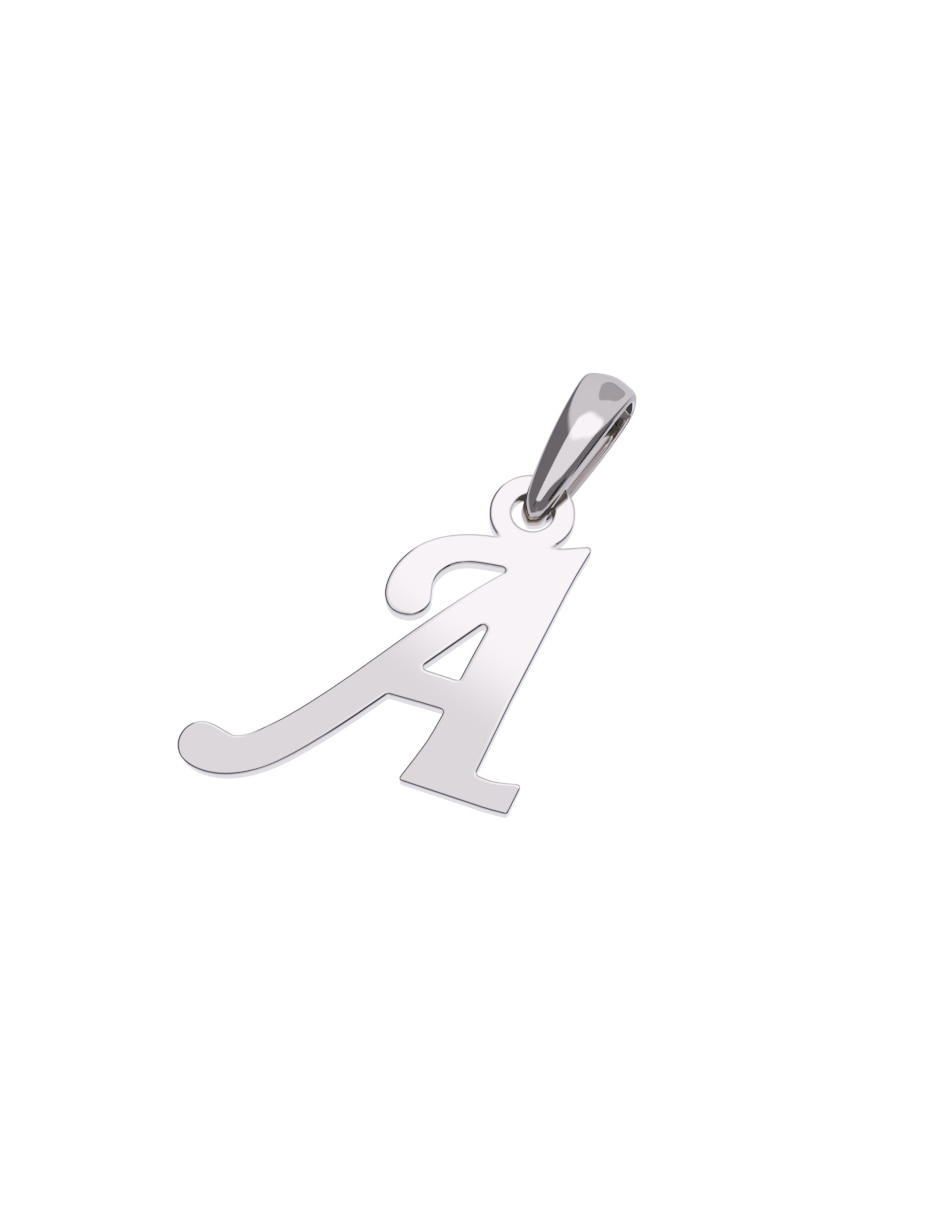 Dije de letra a de oro 14 k 2