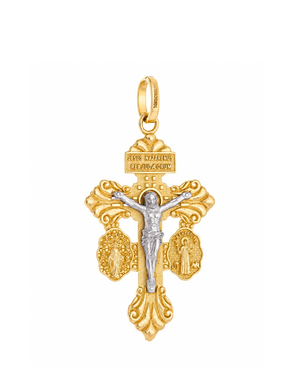 Dije de cruz de oro 10 k 2
