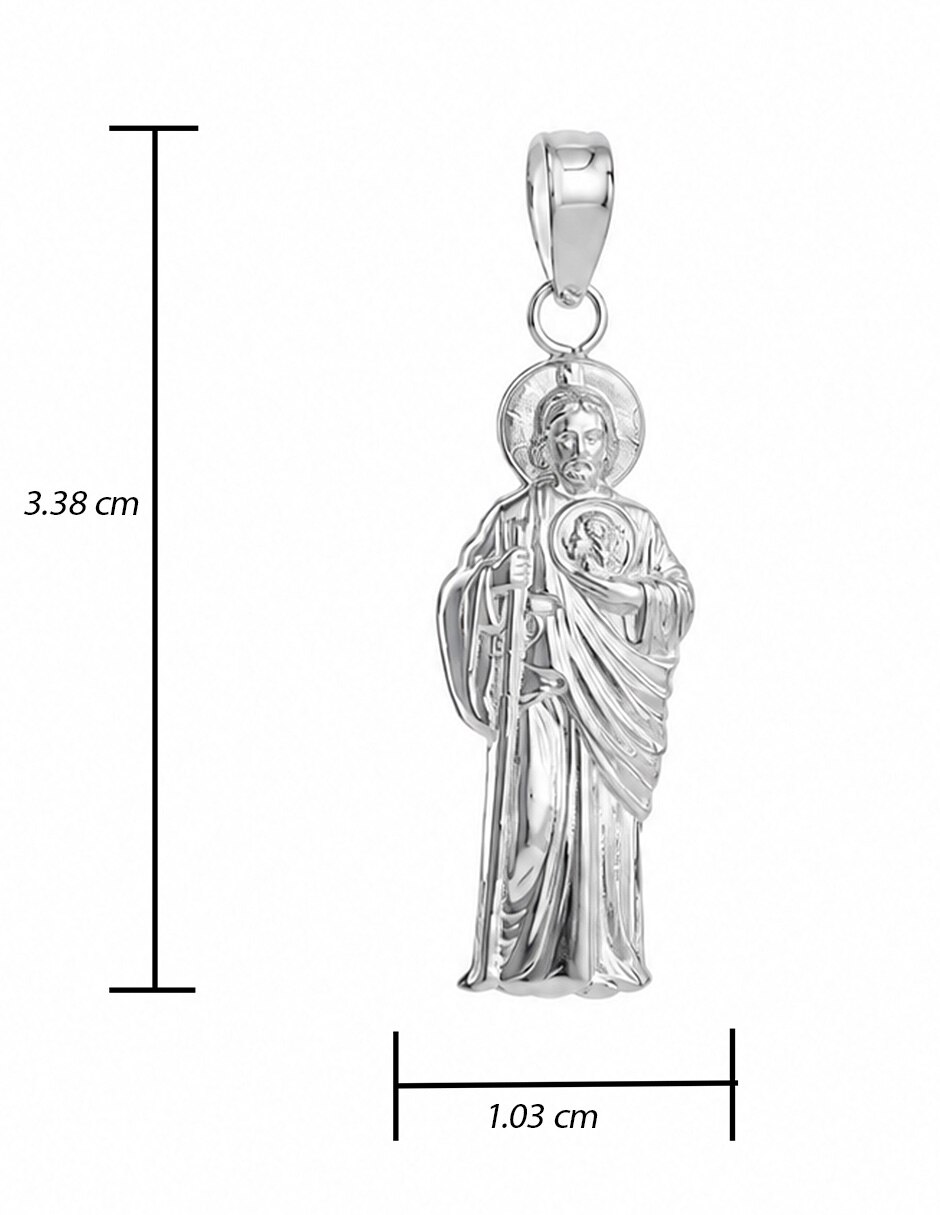 Dije san judas tadeo de plata p 925 5
