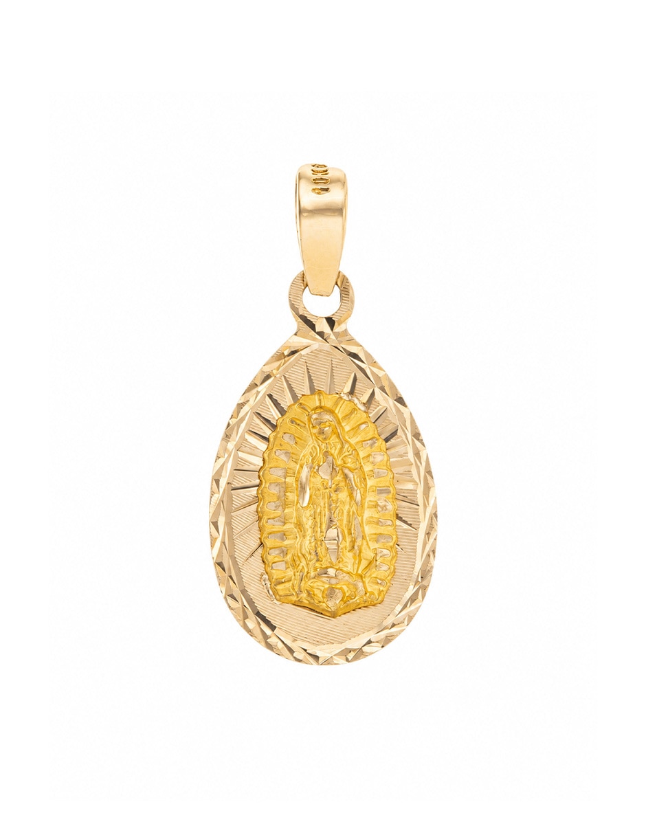 Medalla de gota virgen de guadalupe de oro 10 k Medalla de gota virgen de guadalupe de oro 10 k