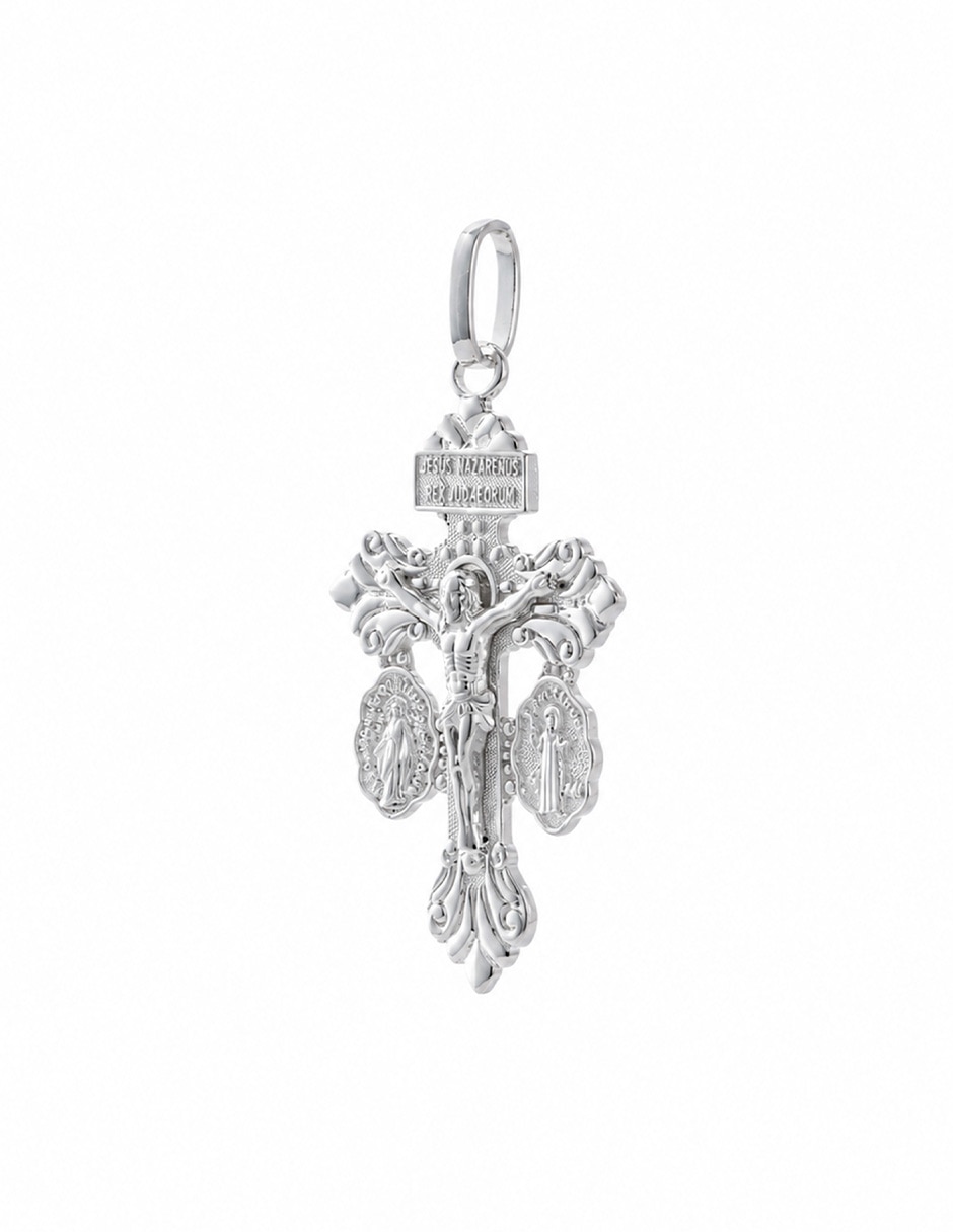 Dije de cruz de plata p 925 2