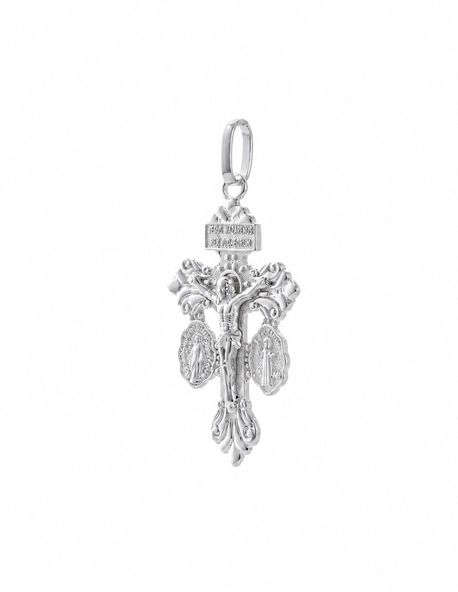 Dije de cruz de plata p 925 2