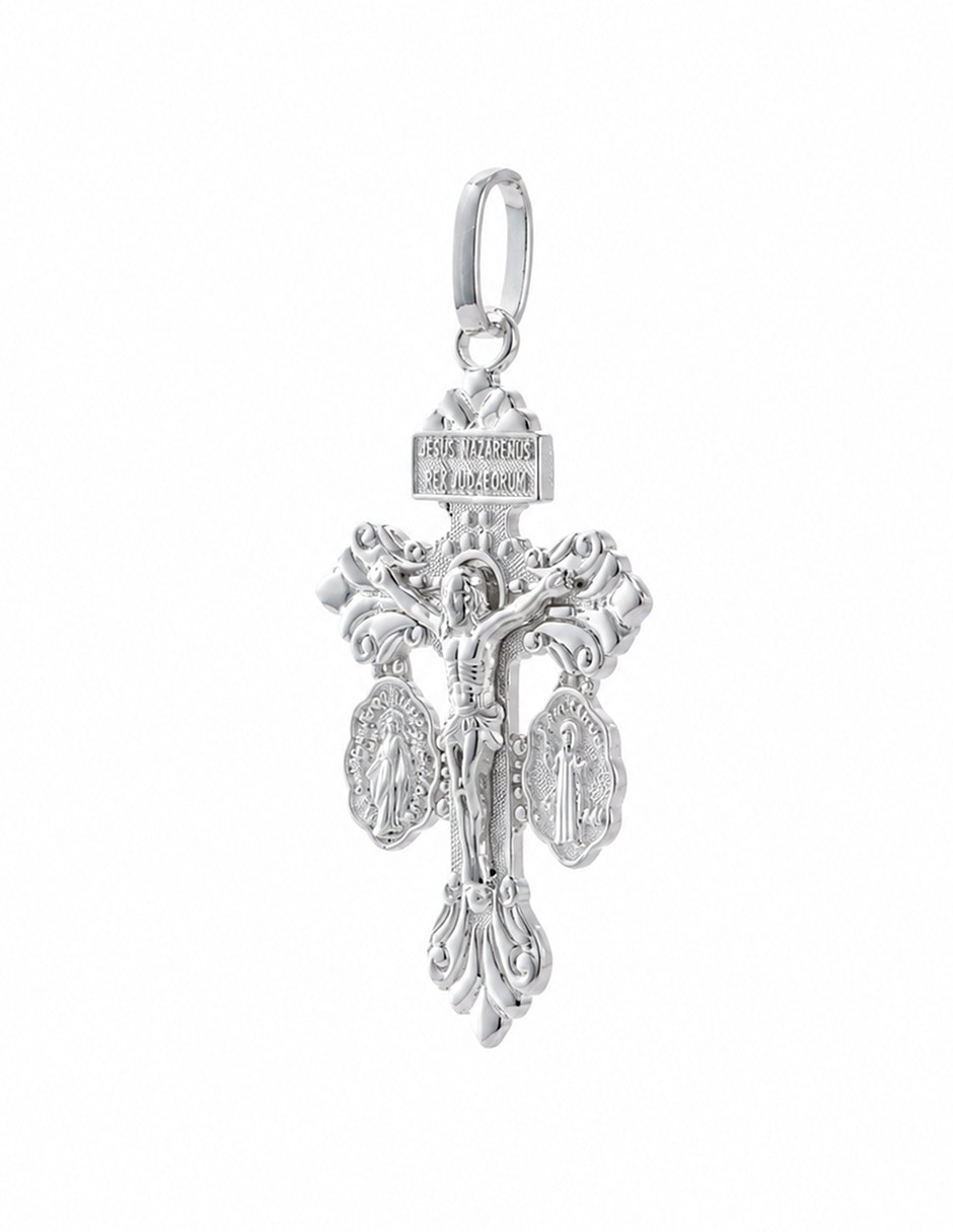 Dije de cruz de plata p 925 2