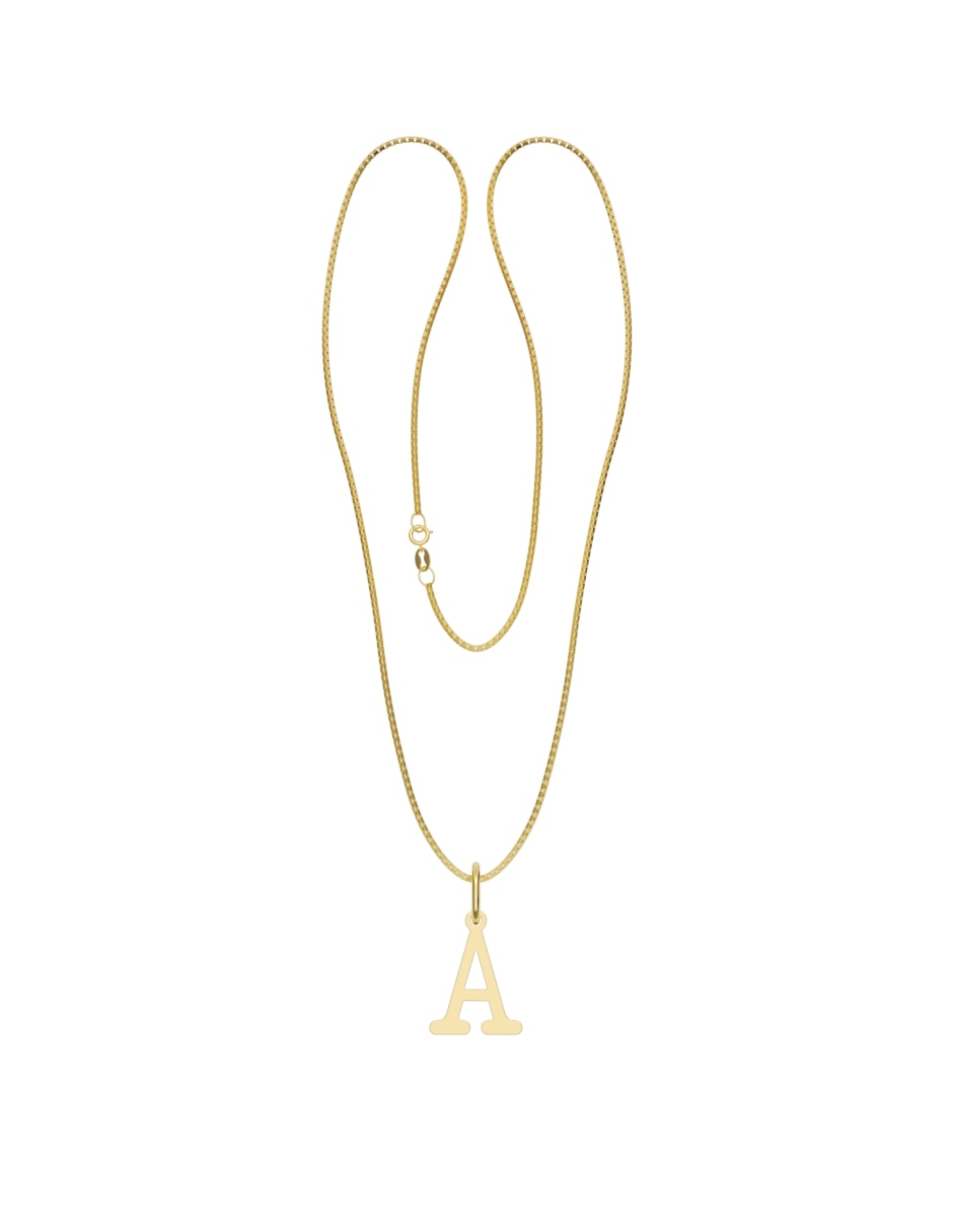 Collar con dije de oro 14 k 3