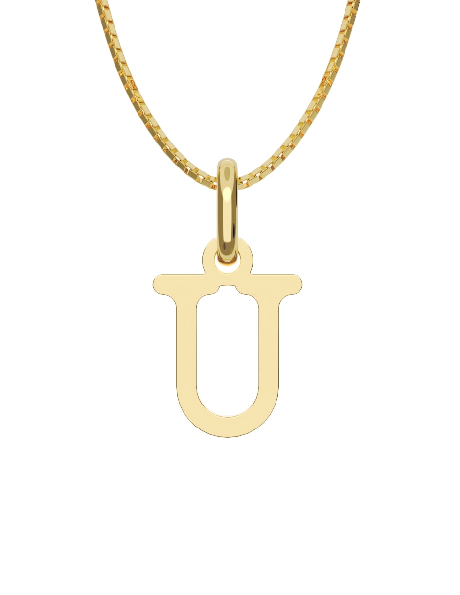 Collar con dije de oro 14 k Collar con dije de oro 14 k