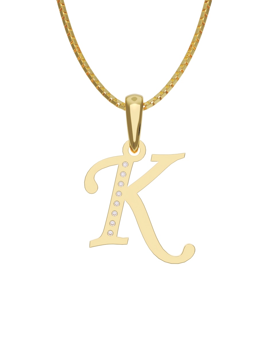 Collar con dije de oro 14 k Collar con dije de oro 14 k